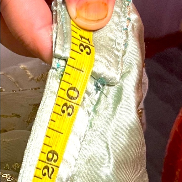 Lashkaraa “Light Mint Embroidered Anarkali Style Lehenga” size S - Picture 10 of 10